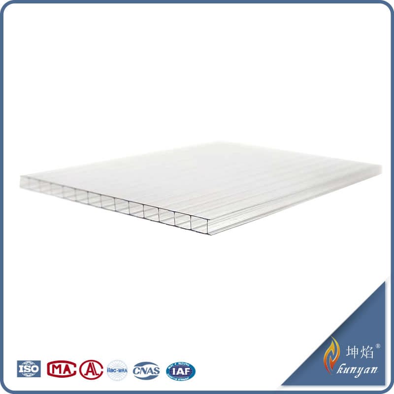100_ Bayer Material Twin Wall PC Hollow Sheet